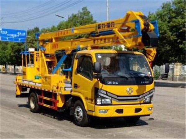 國六東風16米單排高空作業車