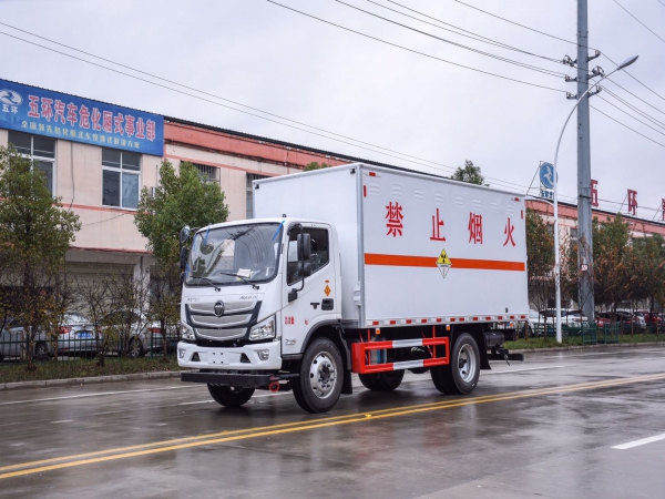 國六福田歐馬可爆破廂式運輸車
